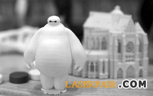3D打印出來的&ldquo;大白&rdquo;、真人模型