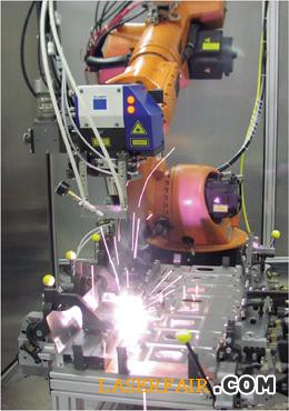 圖1、遠(yuǎn)程焊接汽車部件