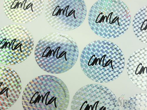 激光貼紙可用作安全標(biāo)簽