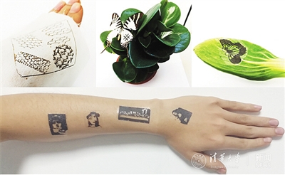 科學(xué)家借助激光定制石墨烯電子紋身 科學(xué)家借助激光定制石墨烯電子紋身