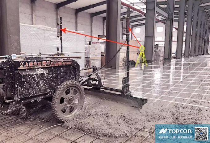 Topcon激光產(chǎn)品在混凝土地坪行業(yè)的應用