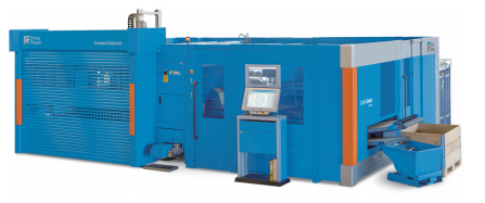 普瑪寶的 Combi Genius 將伺服電動沖床技 術(shù)的優(yōu)勢與最先進(jìn)的光纖激光切割相結(jié)合。