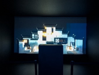 美輪美奐的《徽派建筑時(shí)光之美》藝術(shù)展。受訪方供圖