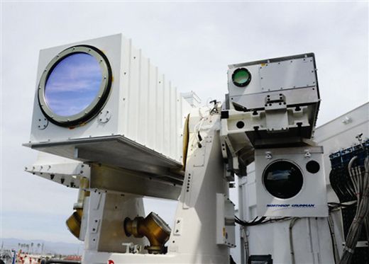 美國海軍激光演示平臺(tái)。